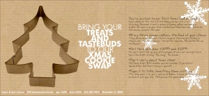 Xmas Cookie Swap invitation